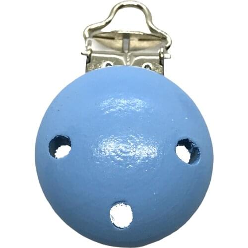 25PCS #18 BABY BLUE Baby Pacifier Clips