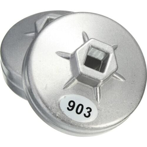 74mm 14 Flute Aluminium Cap Oil Filter Wrench Socket Remover Tool For Car Tool Wrench