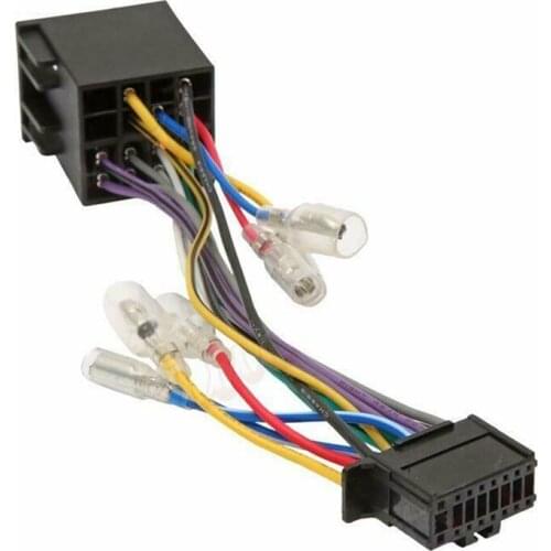 ABS Car Stereo Radio ISO Standard Wiring Harness Connector 16 Pin PI100 Plug Cable for Pioneer 2003-On