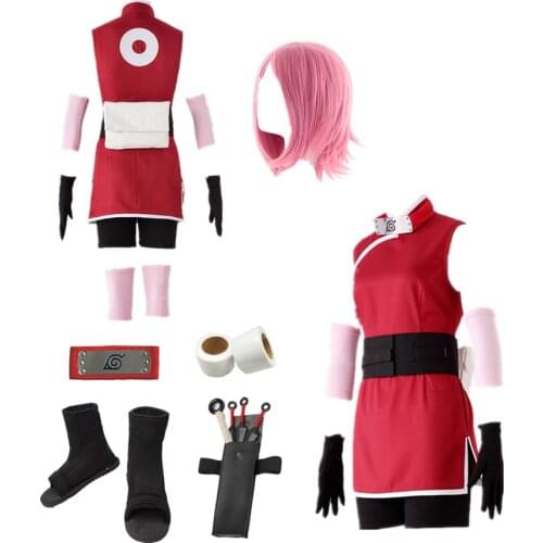 THE LAST -NARUTO THE MOVIE- Haruno Sakura Cosplay Costume Halloween