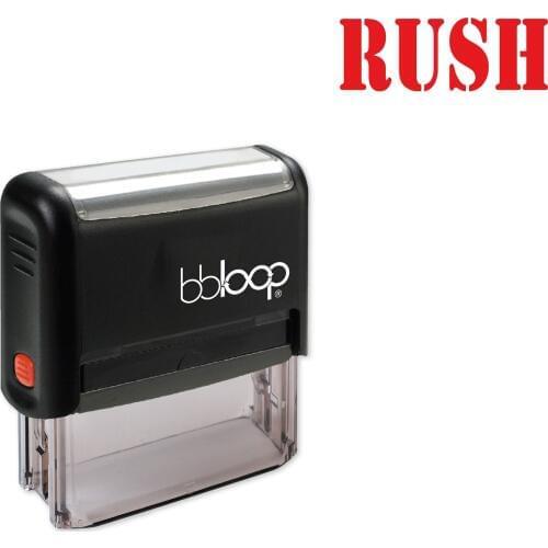 Bbloop Rush w/military Style Font and Design Self-Ink