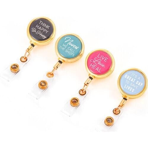 Free shipping 1000pcs/lot customized logo badge reel; promotional retractable metal badge holder; belt clip BR8