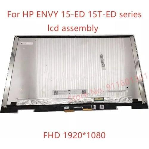 Free shipping with touch For HP ENVY X360 15-ED 15T-ED000 15T-ED100 15-ED1047NR 15-J043ED LCD DISPLAY TS ASSMBLY replacement