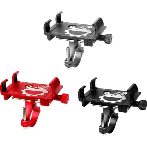 Aluminum Alloy Motorcycle Bicycle Phone Holder Universal Bike Motorcycle Handlebar Stand for iPhone Samsung Xiaomi GPS Bracket