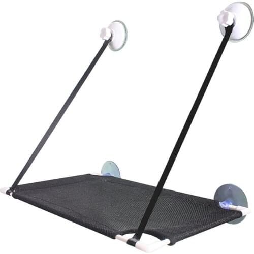 Double Layer Basking Cat Bed Hammock Pet Easy Install Home Perch Detachable Window With Suction Cups Scratching Post Heavy Duty