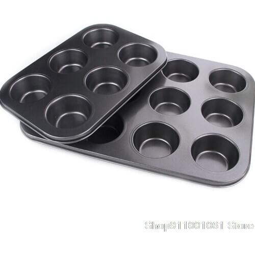 Tinplate Cake Mold Muffin Cup Cake Bakeware Fondant Muffin Mold Cookies Chocolate Mould Baking Tools