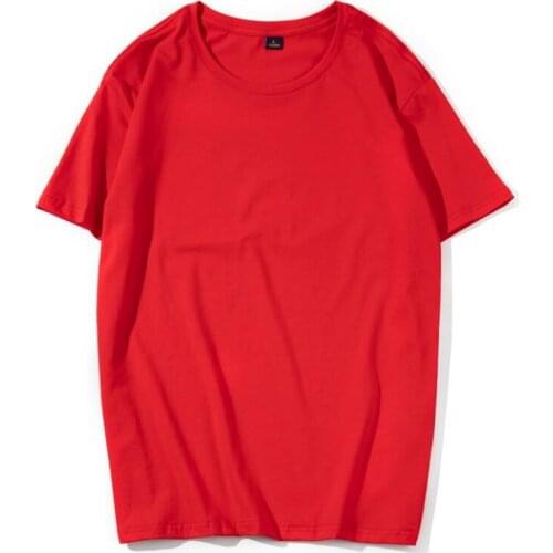 2021 Summer Sports T-Shirt Mens Short-Sleeved Tops Fashion Casual Pure Cotton T-Shirt Breathable Sportswear