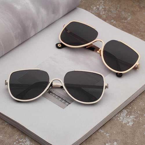 Metal Sunglasses Men Women Fashion Outdoor Designer Driving Sun Glasses Cool Black Shade Eyewear Vintage Sunglasses 8361OLO