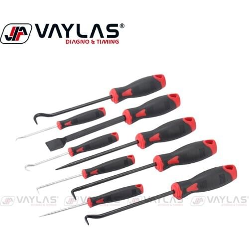 9Pcs Oil Seal Removal Tools Set Oil Seal Puller Tool Kit Scraper & Hook Set Automotive Repair Hand Hook Pliers