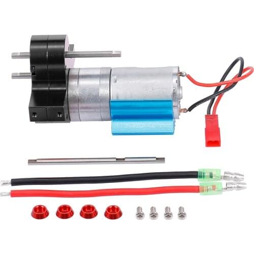 GOOLRC Replacement For 1/12 MN-D90 FJ-45 Gearbox Metal Gearbox 370 Brushed Motor Speed Change RC Car Parts