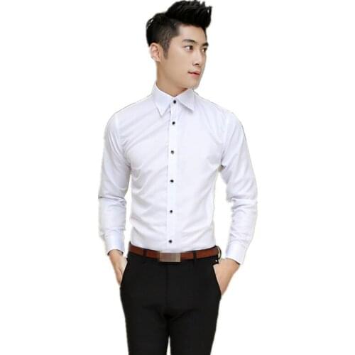 C1004 2021 spring new mens long-sleeved fashion business casual mens shirts cheap wholesale free shipping