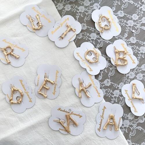 New arrival Fashion women letter modeling hairpins girls lovely hair clips sweet Hair accessories bangs clips cute headwear