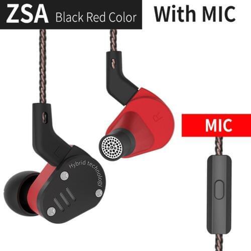 KZ Metal Earphone In Ear Monitors Sports Headsets Armature And Dynamic Hybrid Bass Noise Cancelling Earphones For Mobile Phone