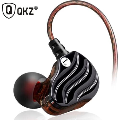 QKZ KD4 Dual Drivers Wired In-Ear Earphone Heavy Bass Mic Earbuds Moving Coil Sports In-ear HiFi Sound Earphones