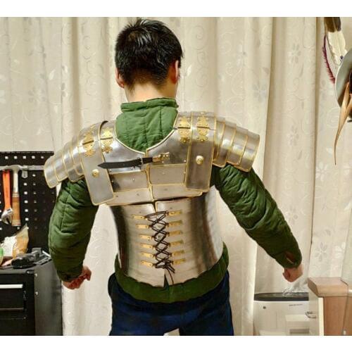 Roman Ring Piece Empire Age Armor Roman Warrior armor Halloween cosplay wearable Lobster An Ancient Iron Armors