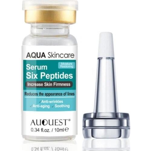 Six Peptides Serum Liquid Hyaluronic Acid Anti-aging Whitening And Anti-wrinkles Skin Lift Collagen Cream Face Care Y0R9