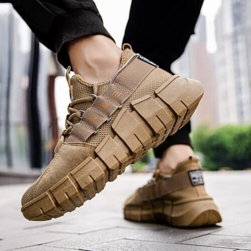 Stylish outdoor sports shoes mens casual shoes lace-up lightweight shoes Lightweight Comfortable Hot Sale Casual Shoes