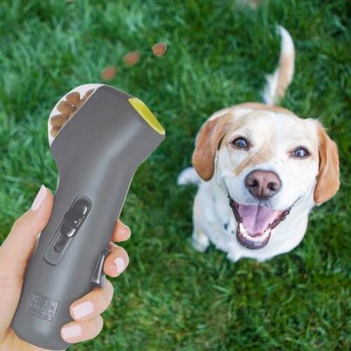 Pet Dog Snack Launcher Training Catapult Puppy Interactive Storage Feeder Toy Snack Food Feeder Pet Training Tool