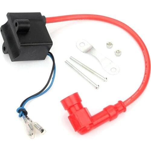 High 2-Stroke Engine Motor Bicycle Performance Red Ignition Coil CDI 50cc 60cc 80cc