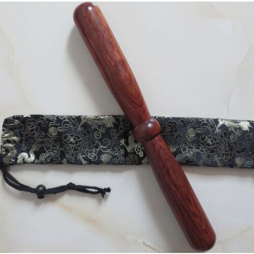 High quality rose wood Tai Chi ruler taiji kung fu stick martial arts massage rods fitness bar