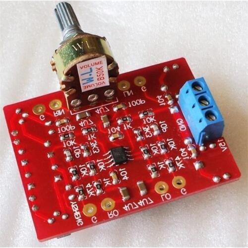 YS MINI HIFI Preamplifier board OP275 OPA2604