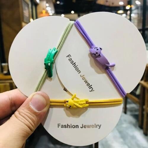 High Quality Hot Selling Fashion New Arrival Crocodile Hair Band Lovely Hair Rope High Elastic Hair Rings Headpiece Girls Gifts