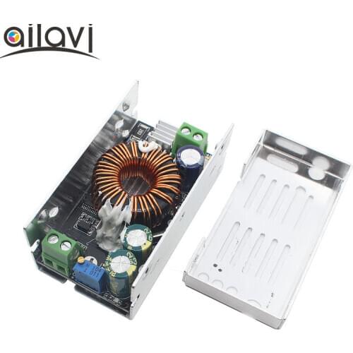 100W Synchronous Rectification Non-Isolated DC-DC buck Module 6A 10-90V72V to 2-60V48V12V Enclosure