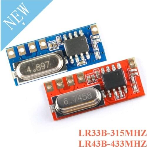 315MHz 433MHz Superheterodyne RF Module LR43B LR33B Wireless Remote Control Receiver Module DIY LR43B-433MHZ LR33B-315MHZ ASK