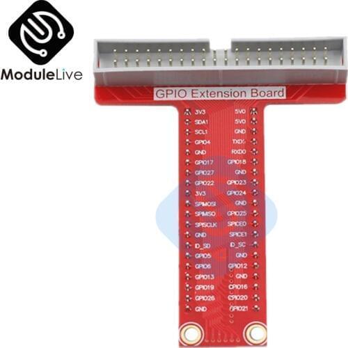40Pin T Type GPIO Adapter Extension Board T Shape Module For Raspberry Pi Model B+ Diy Electronic PCB Board