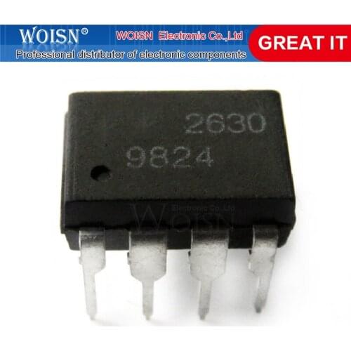 5pcs/lot HCPL-2630 HCPL2630 2630 A2630 DIP-8 SMD-8 new original In Stock