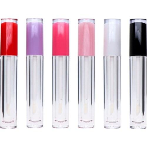 5pcs lip gloss Tubes Empty Lipstick Tube Lip Balm Soft lipgloss Tube Makeup Squeeze Clear Lip Gloss Container