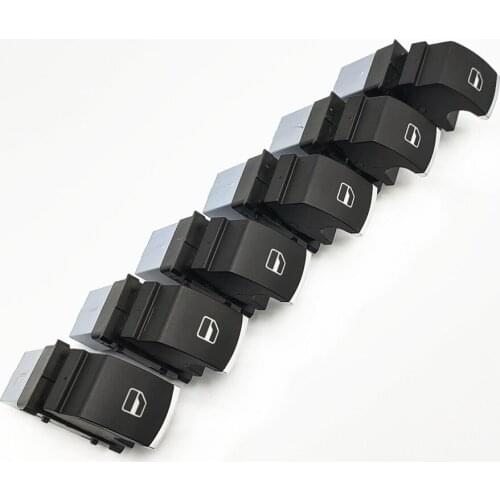 Car Electric Chrome Window Switch Button Passenger Side For Passat B6 Golf A5 Touran Sagitar Magotan Jetta Caddy 5ND959855