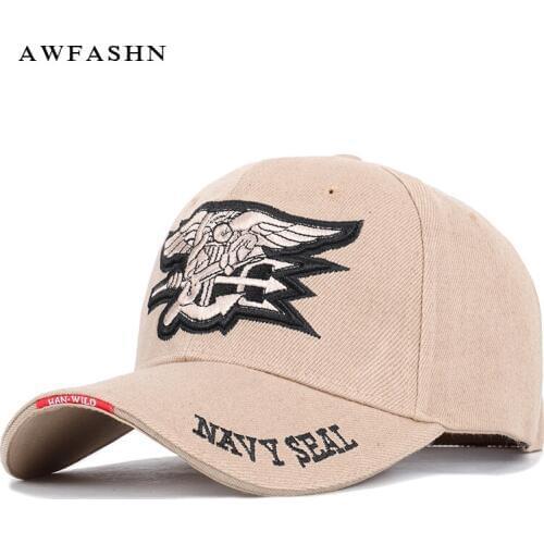 2019 New High Quality Badge Embroidery Baseball Cap NAVY SEAL Casual Hat Spring Man Woman Cotton Adjustable Dad Hat Male Trucker
