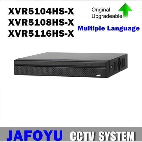 DVR XVR5104HS-X XVR5108HS-X XVR5116HS-X 4ch 8ch 16ch Up to 6MP H265 Smart Search 1080P Compact 1U Digital Video Recorder