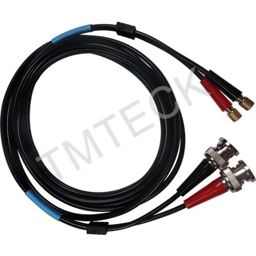 Dual cable Microdot to BNC Industrial coaxial cable