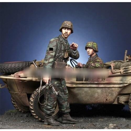 1/35 Resin Model Figure GK，No car, Unassembled and unpainted kit
