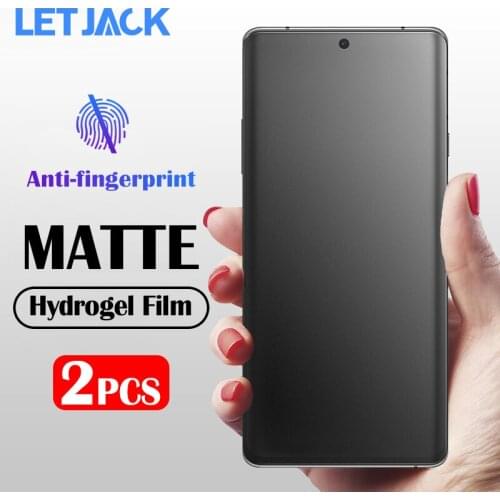 2Pcs No Fingerprint Matte Hydrogel Soft Film for Huawei P30 Mate 20 RS 30 Pro Lite and P Smart Z Plus Sceen Protectors Not Glass