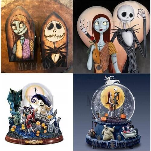 Halloween men and women home decor diamond embroidery painting full square/round needlework stickers cross stitch crystal mosaic