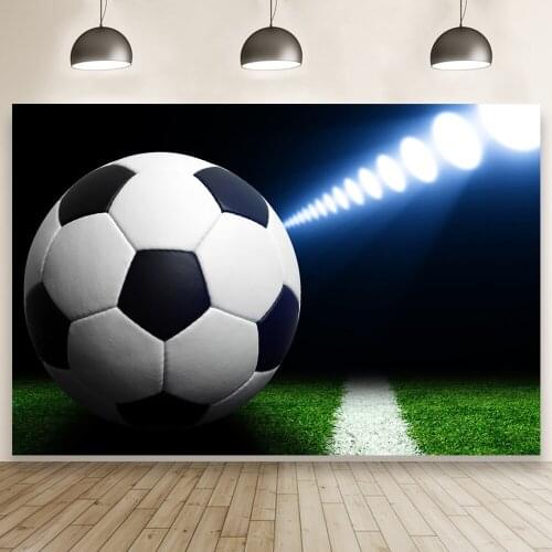Customized World Cup Football Theme Decor Birthday Party Backdrops Adult Kid Boys Soccer Poster Photo Backgrounds Party Supplies