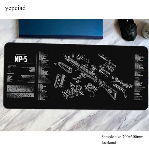 AR15 mouse pad AK47 mats 700x300mm Computer mouse mat gaming accessories large mousepad High quality keyboard games pc gamer
