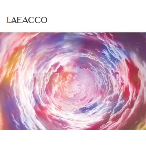 Laeacco Fantasy Magical Nebula Universe Solar System Black Hole Scene Baby Photo Background Photography Backdrop Photo Studio