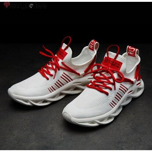 Mens Running Sneakers Breathable Sports Mens Shoes Brand Lace-Up Running Shoes for Men Jogging Walking Accept 2021 New Mesh