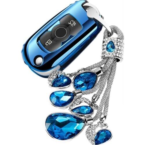 Soft TPU Waterproof Car Key Case Cover for Buick Excelle Weelon 2015-2018 2019 Verano GL6 Key Chain Car Styling Accessories