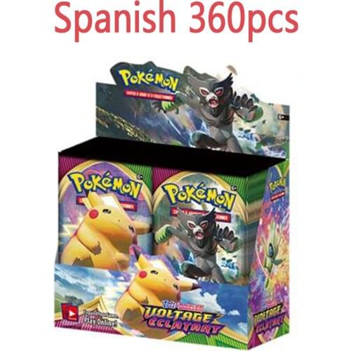 New Pokemon French Sword And Shield Battle Styles Full New Sealed Retail Box 36 Packs Pokemones Cards Spanish 360pcs Pokemon