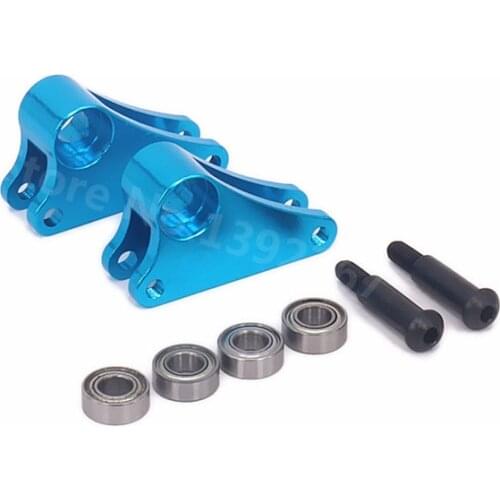 2 Pieces Aluminum Alloy Upgrade RC Car Spare Part Front/Rear Rocker Arm Set 8*4*3mm TRA7158 For Rc Hobby Car 1/16 Traxxas Slash