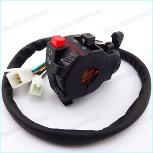 ATV Quad Handle Switch Control 13 cables 5 functions with choke For Pit Dirt Bikes Motorcycles Motocross