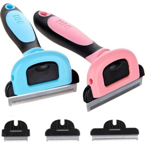 Pet Dog Hair Remover Cat Brush Grooming Comb Detachable Clipper Attachment Pet Trimmer Combs For Cat Pet Brush Products