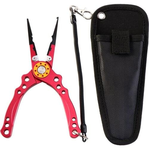 Fishing Pliers Aluminum Alloy scissors Hook Remover 150g 20CM Fishing Tools Line Cutter Multifunctional Knot Fishing Equipment