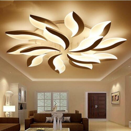 Modern Acrylic Aluminum Led Ceiling Light Verlichting Plafond Lamparas De Techo Lampara De Techo Led Moderna Lustr Lamba