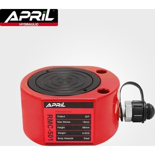 Thin Type Hydraulic Oil Cylinder 50T Separate Jack Hydraulic Cylinder